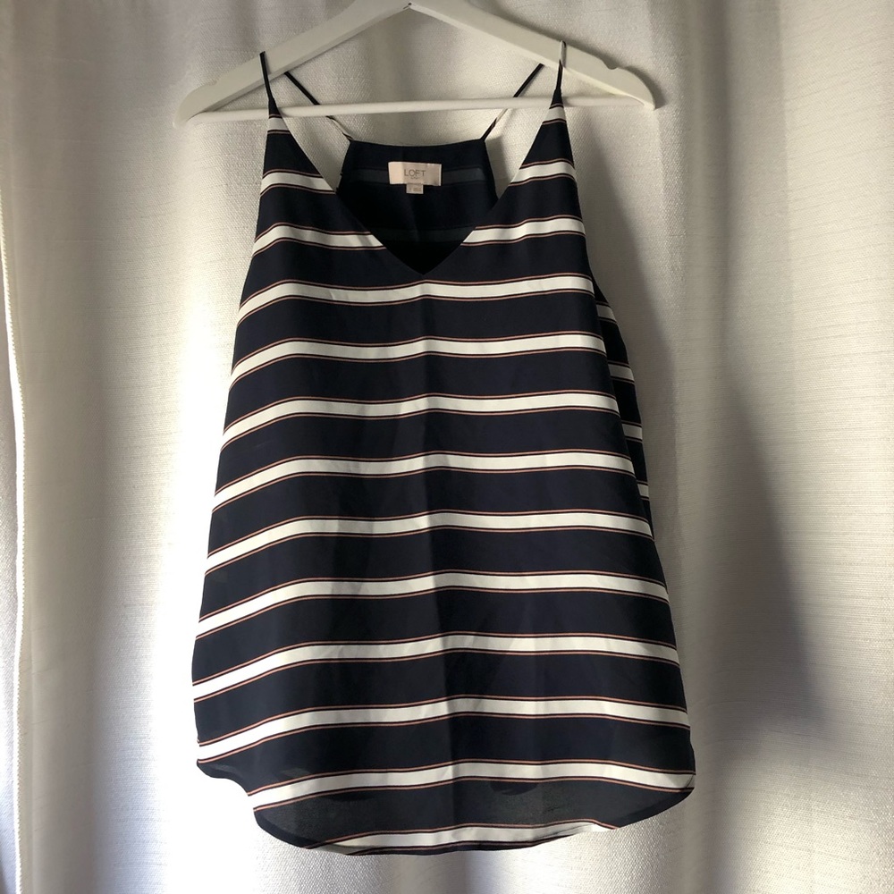 Loft Ann Taylor Striped Top
